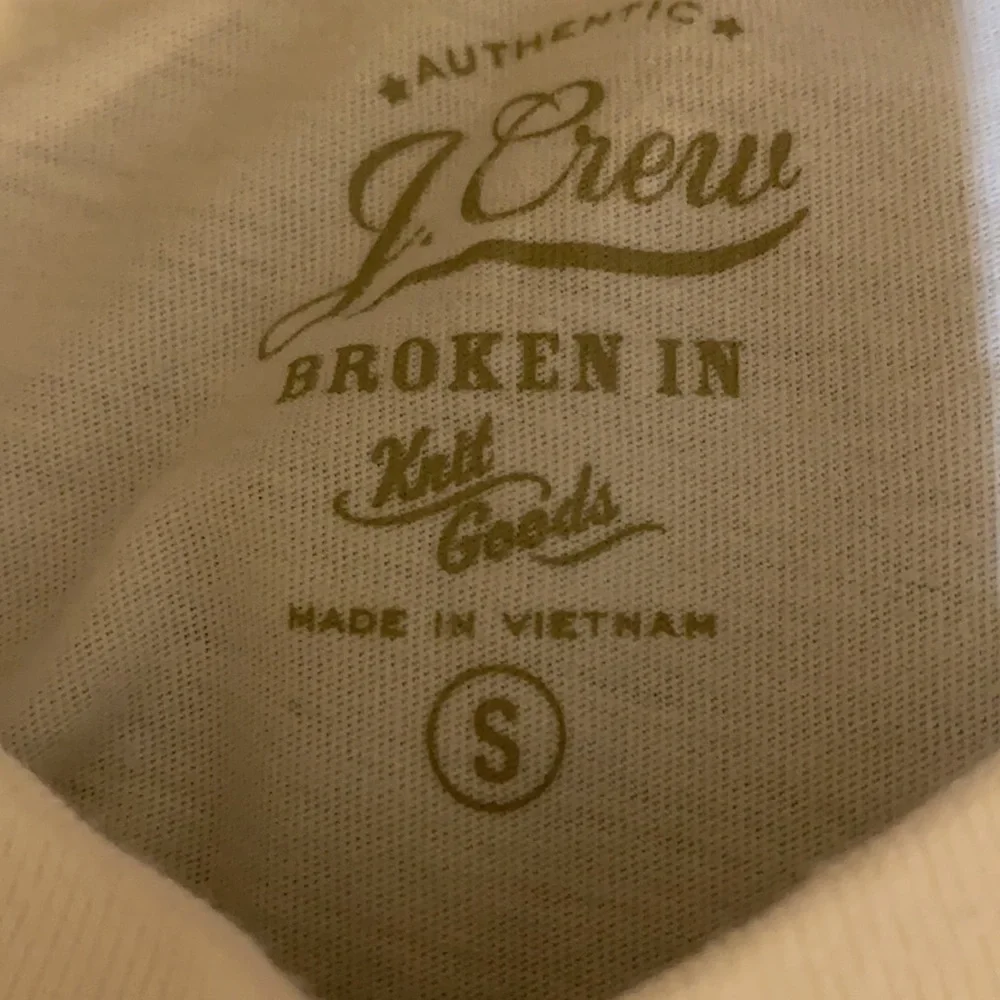 J Crew white men top size S - Picture 4 of 9